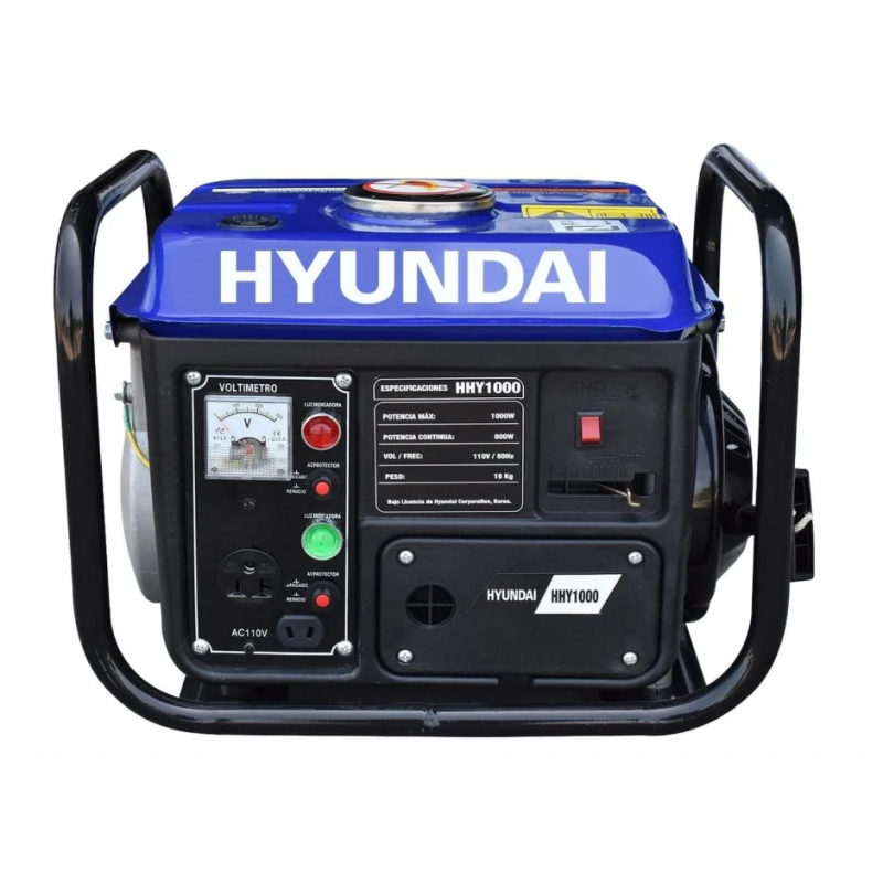 GENERADOR HYUNDAI PORTATIL A GASOLINA 800-1000W - HHY1000